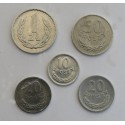 Lot: 10, 20, 20, 50 groszy, 1 złoty, 1973