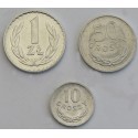 Lot: 10, 50 groszy, 1 złoty, 1974