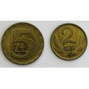 Lot: 2 złote, 5 złotych 1975, piękne