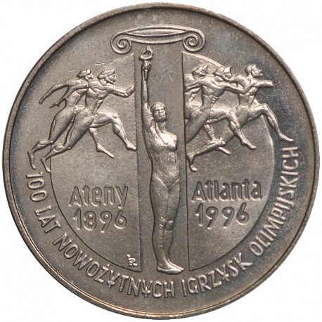 2 zł, 100 lat nowożytnych Igrzysk Olimpijskich (1896-1996)