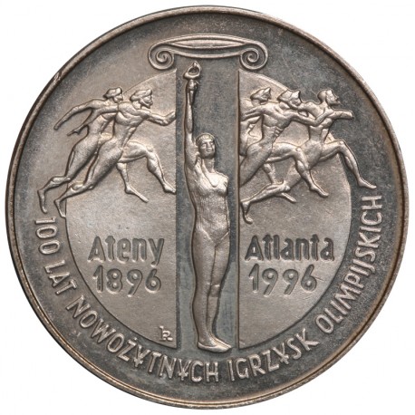 2 zł, 100 lat nowożytnych Igrzysk Olimpijskich (1896-1996)