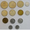 Lot: zestaw 13 monet obiegowych z lat 1989-1990, stany 1/1-
