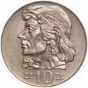 10 zł Kościuszko, 1972, stan 2/2+