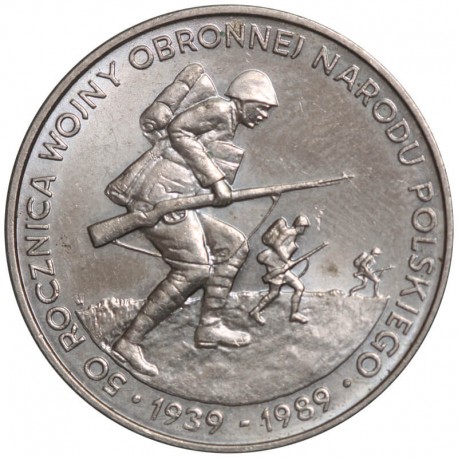500 złotych, 1989 50 rocznica Wojny Obronnej, stan 1-