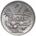 2 zł, Jagody, 1958, stan 1-, piękny połysk