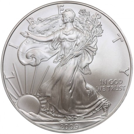 1 Dollar Liberty Orzeł 2009, 1 uncja srebro Ag 999 stan 1