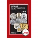 Katalog monet polskich Janusz Parchimowicz 2024: lata1916 - 2023, TWARDA OPRAWA