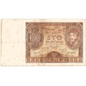 Banknot 100 zł 1934 rok, seria BH stan 3-