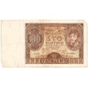 Banknot 100 zł 1934 rok, seria BD stan 4+