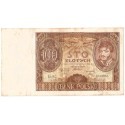 Banknot 100 zł 1934 rok, seria BC stan 3-