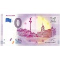 Banknot 0 Euro Warszawa