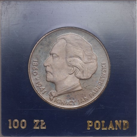 100 zł, Ignacy Jan Paderewski 1975