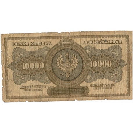 10.000 marek polskich 1922, seria C, stan 4-