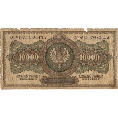 10.000 marek polskich 1922, seria C, stan 5+