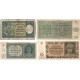 Zestaw 4 banknotów Protektorat Czech i Moraw, Słowacja