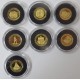 Najmniejsze monety świata 7 x 10 dolarów 2009 - Wyspy Salomona