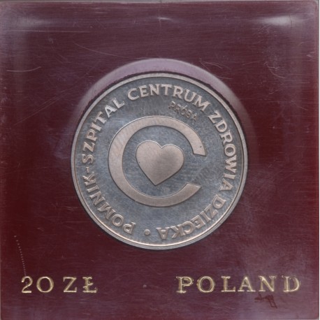 20 złotych, 1979 Pomnik Polskiego Centrum Zdrowia Dziecka