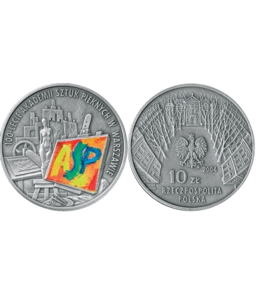 10 zł, 100 rocznica utworzenia Akademii Sztuk Pięknych (ASP)