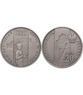 20 zł, Pamięci ofiar Getta w Łodzi (Getto), 2004