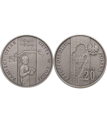 20 zł, Pamięci ofiar Getta w Łodzi (Getto)