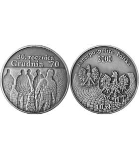 10 zł, 30 rocznica grudnia 1970