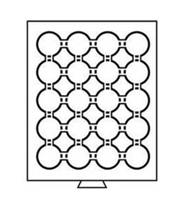 Kaseta do monet 20 zł firmy Leuchtturm (MB CAPS 39)