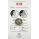 Kanada, 1 dolar 1990, Henry Kelsey -eksploracja prerii, srebro, certyfikat