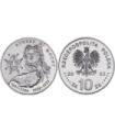 10 zł, August II Mocny - popiersie