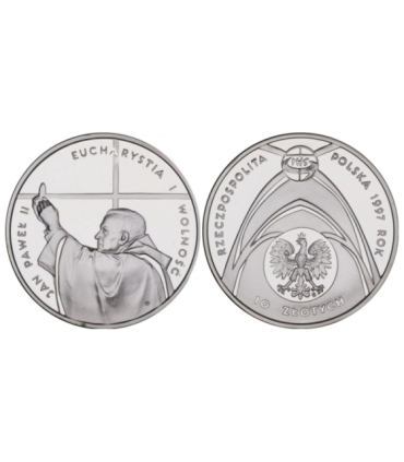 10 zł, Jan Paweł II - Kongres Eucharystyczny
