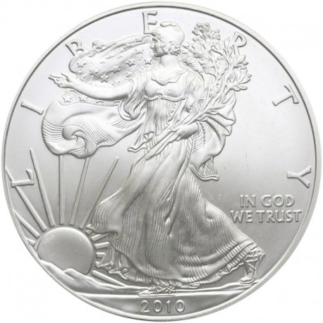 USA 1 dolar, 2010 Amerykański Orzeł, 1 Oz, certyfikat