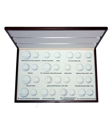 Kaseta do przechowywania monet srebrnych i 2zł GN z roku 2008