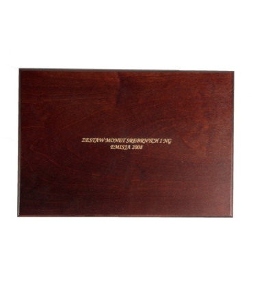 Kaseta do przechowywania monet srebrnych i 2zł GN z roku 2008