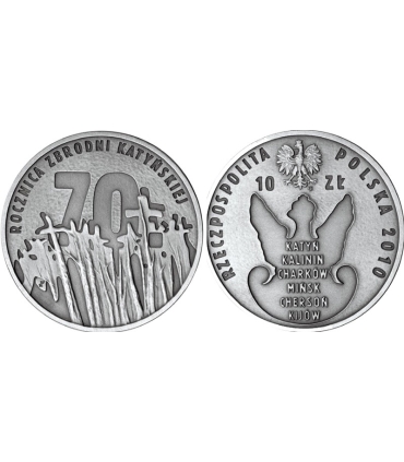 10 zł, 70. rocznica zbrodni katyńskiej