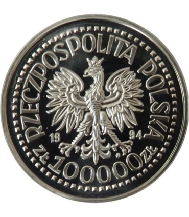 100 000 zł, 50 rocznica Powstania Warszawskiego - monety przed denominacją