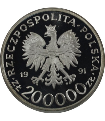 200.000 zł, 70 lat Miedzynarodowych Targów Poznańskich 1921 - 1991