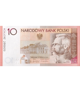 10 zł, Banknot 90. rocznica odzyskania niepodległości (Piłsudski)