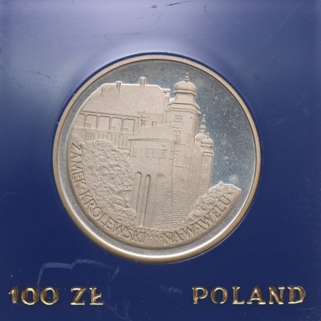 100 zł, Zamek królewski na Wawelu, 1977 r.