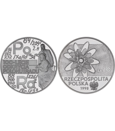 20 zł, 100-lecie odkrycia polonu i radu