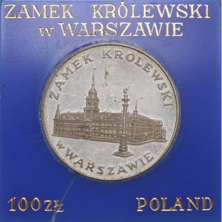 100 zł, Zamek Królewski w Warszawie, 1975