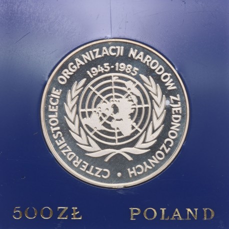 500 zł, 40-lecie ONZ, 1985 r.
