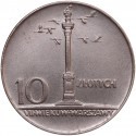 10 złotych Mała kolumna, 1966, stan 1/1-