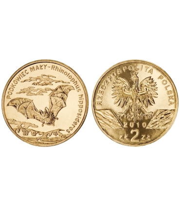2 zł GN, podkowiec mały, 2010