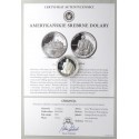1/2 dolara, 1982, 250. rocznica urodzin Jerzego Waszyngtona, certyfikat, stan znakomity