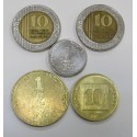Izrael: Lot, zestaw 5 monet