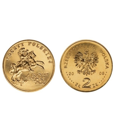 2 zł GN, 450 lat Poczty Polskiej,