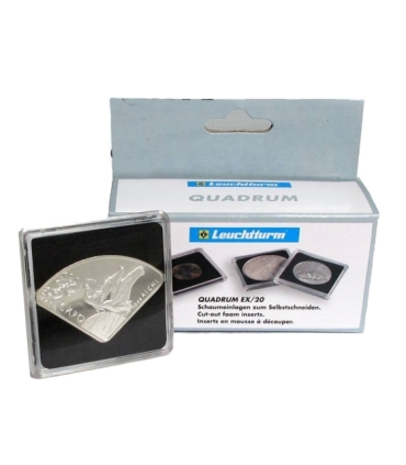 Kapsuła Quadrum do monet o dowolnym kształcie firmy Leuchtturm