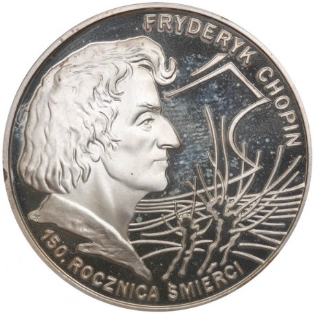 10 zł, 150 rocznica śmierci Fryderyka Chopina
