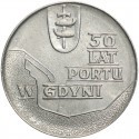 10 zł 50 lat portu w Gdyni, 1972, piękna, wyselekcjonowana