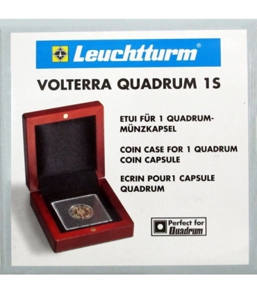 Etui na pojedyńczą monetę w kapsule quadrum
