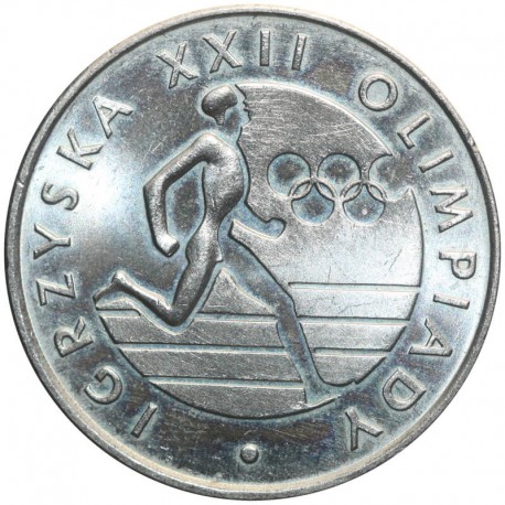20 zł Igrzyska XXII Olimpiady, 1980, piękna, wyselekcjonowana